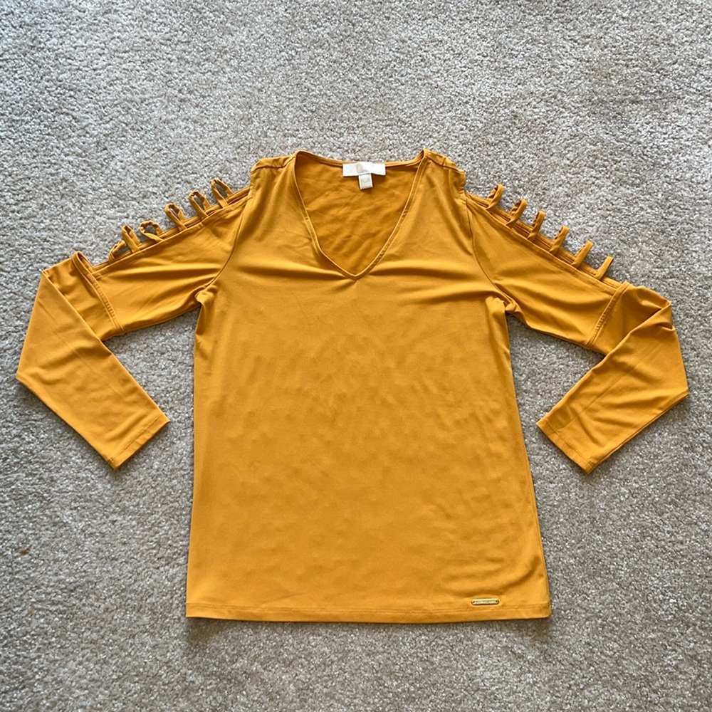 Yellow Michael Kors top